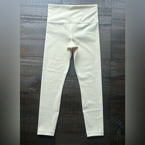 Athleta Pale Yellow Leggings, Size XS